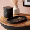Marble Bath Tray Black - Threshold™