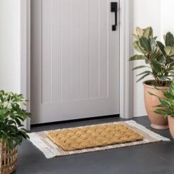 Lovers Knot Door Mat Neutral - Threshold™ Designed With Studio McGee