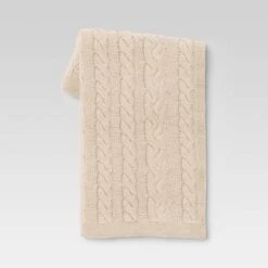 Chunky Cable Knit Reversible Throw Blanket - Threshold™ 10 Chunky Cable Knit Reversible Throw Blanket - Threshold™ -Threshold GUEST 06ca9c1b c703 4629 911d d2ce62f00d4e