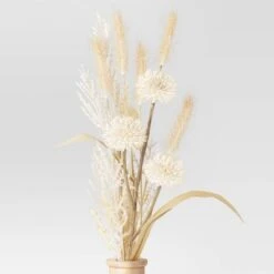 Large Grass Arrangement In Wood Pot - Threshold™ 4 Large Grass Arrangement In Wood Pot - Threshold™ -Threshold GUEST 0f337955 9723 423e 8870 533ac2758a9a