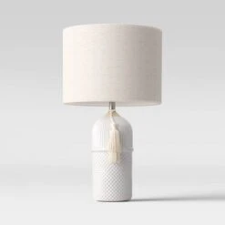 Large Assembled Ceramic Table Lamp White - Threshold™ -Threshold GUEST 110180f4 8e56 42b0 95f4 39a5d92c8373