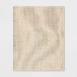 Chunky Knit Reversible Throw Blanket - Threshold™ -Threshold GUEST 1154daf9 62d5 444e 814e df2e0b282f97