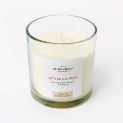 Clear Glass Santal & Ginger Candle White - Threshold™ Designed With Studio McGee 10 Clear Glass Santal & Ginger Candle White - Threshold™ Designed With Studio McGee -Threshold GUEST 133d9fdf 67f9 454f bb07 36d647d7b08b