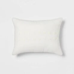 8pc Tufted Broken Stripe Comforter Bedding Set White - Threshold™ -Threshold GUEST 13400739 c020 4e90 af06 861fc5b9c8c6