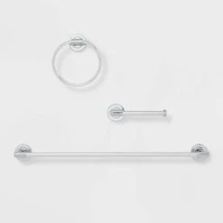 3pc Clean Bath Hardware Set - Threshold™ -Threshold GUEST 1445de91 1f54 477c a9a7 8a7aa614697b