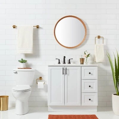 3pc Modern Bath Hardware Set - Threshold™ 1 3pc Modern Bath Hardware Set - Threshold™