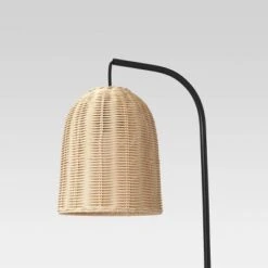 Addison Rattan Table Lamp Brown - Threshold™ -Threshold GUEST 18115be0 d520 4a1b 8ec5 a1ebd57528ae