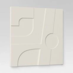 (Set Of 4) 12" X 12" 3D Decorative Graphic Tiles White - Threshold™ -Threshold GUEST 1963ffe9 2bd1 4345 85cf 92ccca36cec5