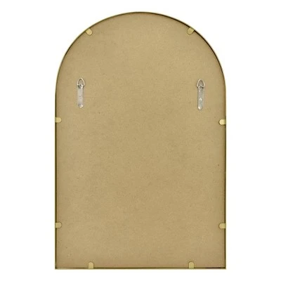 20" X 30" Arched Metal Wall Mirror Brass - Threshold™ 3 20" X 30" Arched Metal Wall Mirror Brass - Threshold™ - Image 3
