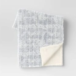 Tipped Snow Leopard Faux Fur Reversible Throw Blanket - Threshold™ 11 Tipped Snow Leopard Faux Fur Reversible Throw Blanket - Threshold™ -Threshold GUEST 1f96068e c1fe 4731 8d48 42ea4c74200d