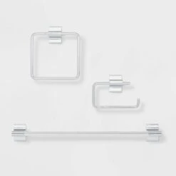 3pc Modern Bath Hardware Set - Threshold™ 9 3pc Modern Bath Hardware Set - Threshold™ -Threshold GUEST 20cdd55f 3a6d 45d7 89c5 37fa9d7a91f3