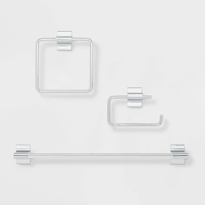 3pc Modern Bath Hardware Set - Threshold™ 5 3pc Modern Bath Hardware Set - Threshold™ - Image 5