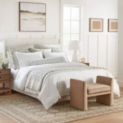Double Flange Merrow Stitch Comforter & Sham Set - Threshold™ Designed With Studio McGee