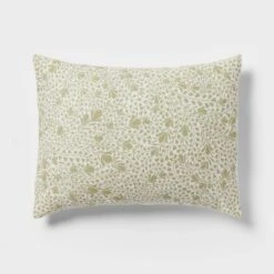 8pc Floral Comforter Set Green - Threshold™ -Threshold GUEST 23ee4c86 35dc 4d0c 80d6 2314df34f27d