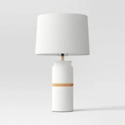 Ceramic And Wood Table Lamp (Includes LED Light Bulb) - Threshold™ -Threshold GUEST 2555af73 9064 439b bff4 1c916f8d313c
