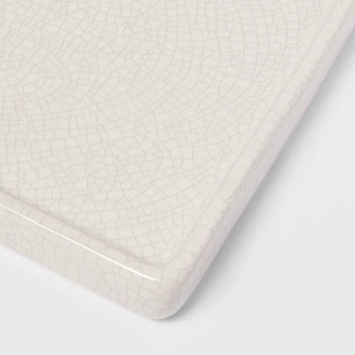 Vanity Tray Crackle Cream - Threshold™ 2 Vanity Tray Crackle Cream - Threshold™ - Image 2