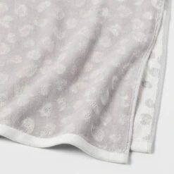 Leopard Reversible Towel Gray - Threshold™ -Threshold GUEST 29fcc73b 57ba 44b2 a9a6 0d7ceec89b10