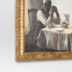 20" X 16" The Thankful Poor By Henry Ossawa Tanner Vintage Framed Wall Cotton Canvas Gold - Threshold™ -Threshold GUEST 323db025 289f 490e 9753 d74ddd454148
