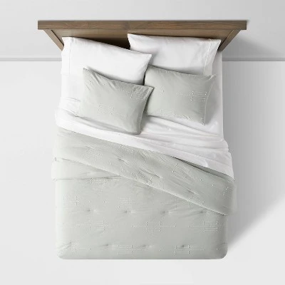 Clipped Linework Comforter & Sham Set - Threshold™ 2 Clipped Linework Comforter & Sham Set - Threshold™ - Image 2
