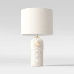 Large Assembled Ceramic Table Lamp White - Threshold™ -Threshold GUEST 36ca6830 59dc 4af0 b5bc aa234fea89de