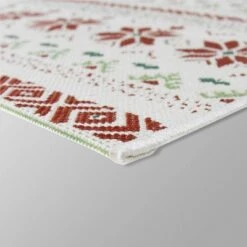 5' X 7' Fair Isle Outdoor Rug Red - Threshold™