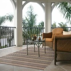 7' X 10' Lake Stripe Outdoor Rug Navy - Threshold™ 5 7' X 10' Lake Stripe Outdoor Rug Navy - Threshold™ -Threshold GUEST 3ab2fec5 2115 41ab b002 93d2816345f7