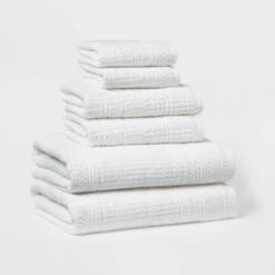 6pc Modern Bath Towels And Washcloths Set - Threshold™ -Threshold GUEST 3ef88610 ecb2 46a3 b326 af5218820255