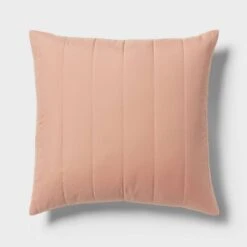 8pc Luxe Velvet Comforter Set Salmon Pink - Threshold™ -Threshold GUEST 417cc99e 0e86 4860 82d1 1c3de115c546