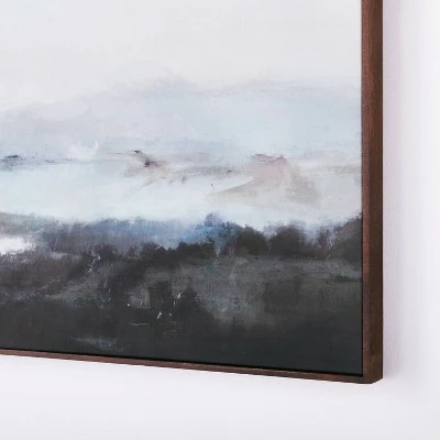 36" X 36" Dreary Abstract Landscape Framed Wall Canvas - Threshold™ Designed With Studio McGee 2 36" X 36" Dreary Abstract Landscape Framed Wall Canvas - Threshold™ Designed With Studio McGee - Image 2
