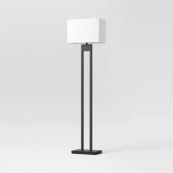 Weston Window Pane Floor Lamp Black - Threshold™ -Threshold GUEST 48a35487 ee82 4c08 92bd 0a8f68ac7282