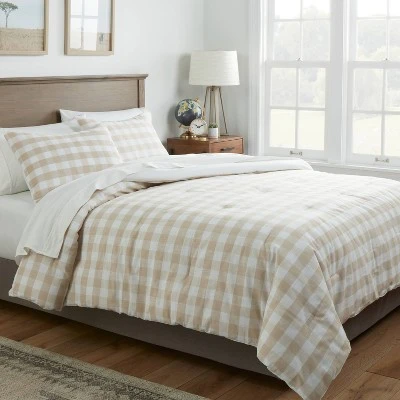 Yarn-Dyed Gingham Comforter & Sham Set - Threshold™ 1 Yarn-Dyed Gingham Comforter & Sham Set - Threshold™