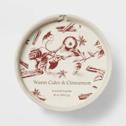 Textured Straight Side Ceramic Warm Cider & Cinnamon Candle White - Threshold™ 9 Textured Straight Side Ceramic Warm Cider & Cinnamon Candle White - Threshold™ -Threshold GUEST 4d4a178e e5e3 4dad a13d 9c123014361b