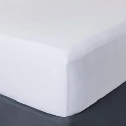 White Solid Box Spring Cover (Full) - Threshold™