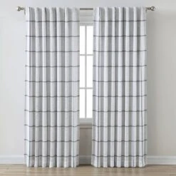 1pc Blackout Window Curtain Panel Gray - Threshold™ -Threshold GUEST 5174e4b4 88ff 41ca 8383 1294a0e6bdc3