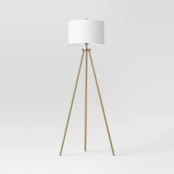 Ellis Tripod Floor Lamp Brass - Threshold™ -Threshold GUEST 523c462d c1c1 4a9a 898d 0d6924e5de05
