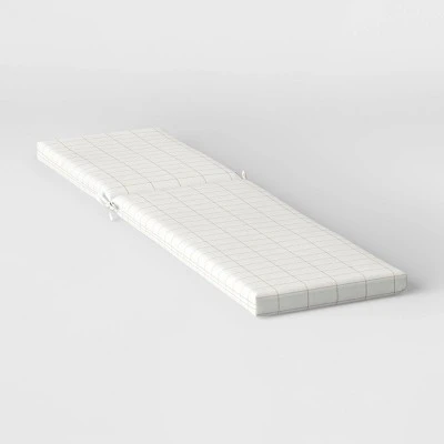 Woven Printed Outdoor Chaise Lounge Cushion - Threshold™ 2 Woven Printed Outdoor Chaise Lounge Cushion - Threshold™ - Image 2