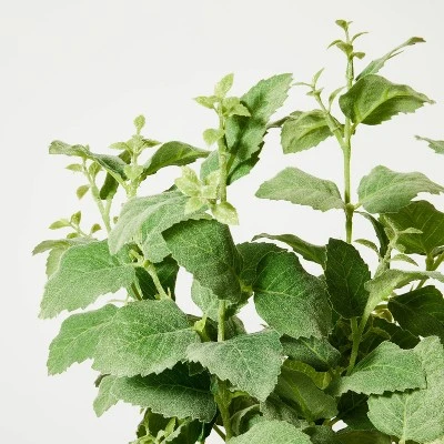 Artificial Potted Mint Leaf - Threshold™ Designed With Studio McGee 2 Artificial Potted Mint Leaf - Threshold™ Designed With Studio McGee - Image 2