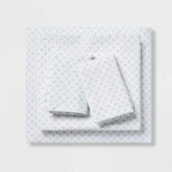 7pc Medallion Comforter Bedding Set With Sheets Blue - Threshold™ -Threshold GUEST 5b827508 e355 4b0a a9b2 2ac239fdbd5c