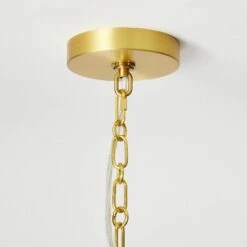Reeded Glass Pendant Brass - Threshold™ Designed With Studio McGee -Threshold GUEST 60ed5016 65f8 438e bf2a 6c5f749d8bfe