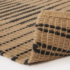 Reseda Hand Woven Striped Jute Cotton Area Rug Black - Threshold™ Designed With Studio McGee -Threshold GUEST 63048137 bd58 46b7 abb2 3b417d7776e5