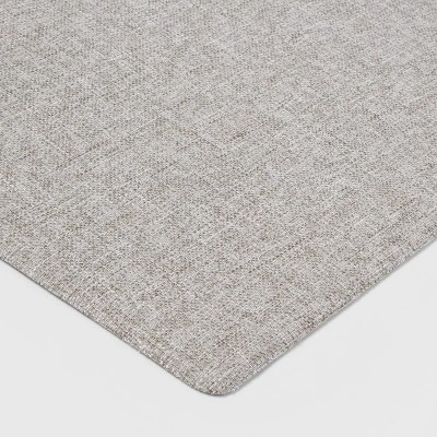60" X 20" Basketweave Comfort Runner Mat Gray - Threshold™ 2 60" X 20" Basketweave Comfort Runner Mat Gray - Threshold™ - Image 2