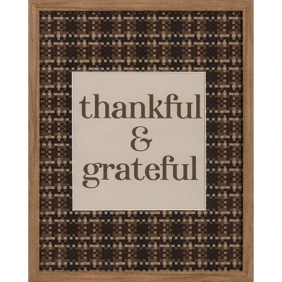 16" X 20" Thankful & Grateful Framed Under Plexi - Threshold™ 5 16" X 20" Thankful & Grateful Framed Under Plexi - Threshold™ - Image 5