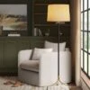 Traditional Three Leg Floor Lamp Black (Includes LED Light Bulb) - Threshold™