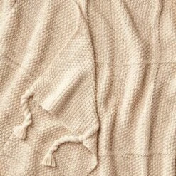 Windowpane Knit Throw Blanket With Tassels - Threshold™ Designed With Studio McGee -Threshold GUEST 6b631fa5 b3d1 4b55 a2d5 a739a5ee87f0