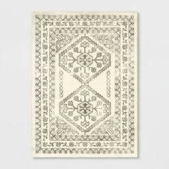 Distressed Persian Accent Rug Cream - Threshold™ 11 Distressed Persian Accent Rug Cream - Threshold™ -Threshold GUEST 6f14f383 8450 43bc aa9f f893a3ef5f38