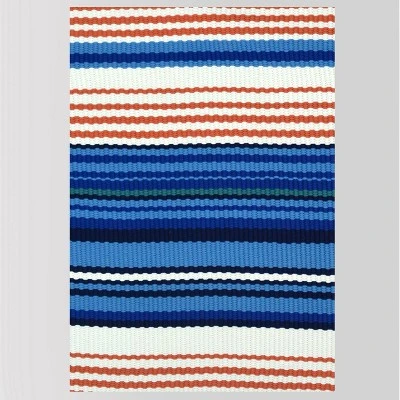 Multi Stripe Outdoor Rug - Threshold 3 Multi Stripe Outdoor Rug - Threshold - Image 3