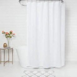 Woven Shower Curtain White - Threshold™
