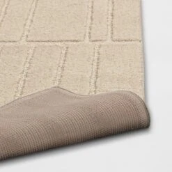 2'6"x3'8" Washable Uneven Blocks Accent Rug - Threshold™ -Threshold GUEST 7272dfc6 3d71 4179 af9a a97b03297265