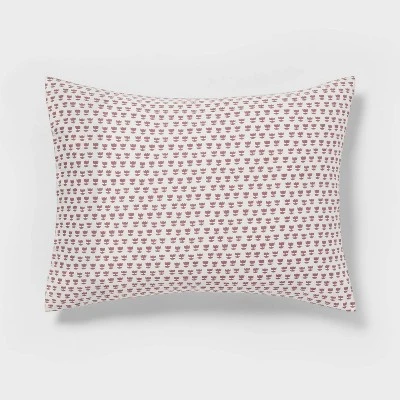 Boho Reversible Printed Comforter & Sham Set Green Floral - Threshold™ 4 Boho Reversible Printed Comforter & Sham Set Green Floral - Threshold™ - Image 4