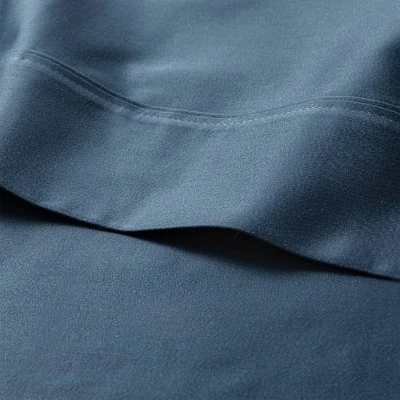 Standard 800 Thread Count Solid Performance Pillowcase Set Indigo - Threshold™ 1 Standard 800 Thread Count Solid Performance Pillowcase Set Indigo - Threshold™